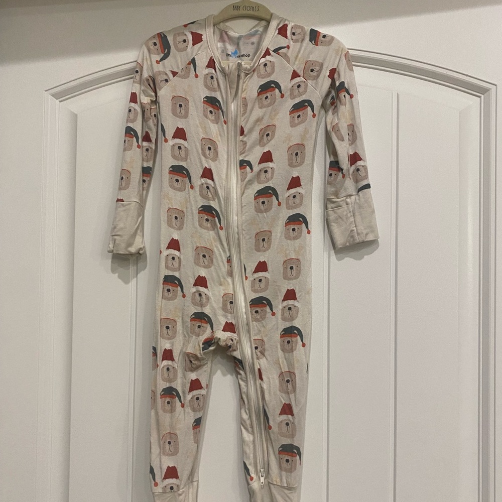 Little One Shop Bamboo Christmas pajamas